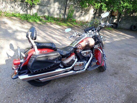 2005 Suzuki Boulevard C90, красный, 600000 рублей - вид 6