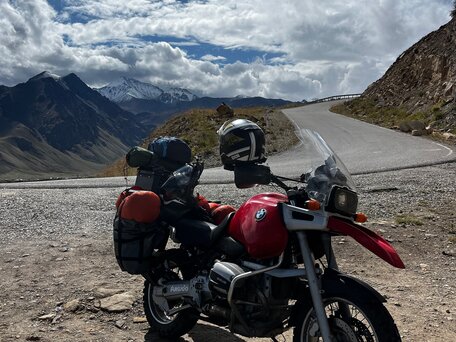 1997 BMW R 1100 GS, красный, 400000 рублей, вид 3