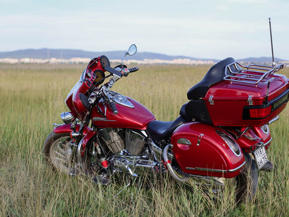 2004 Honda VTX 1300, красный, 800000 рублей - вид 12