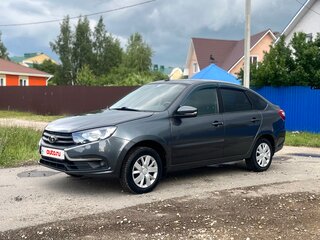 2019 Lada (ВАЗ) Granta I Рестайлинг, синий, 780000 рублей, вид 1