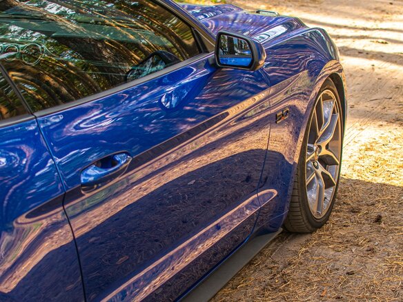 2017 Ford Mustang VI, синий, 4700000 рублей - вид 26