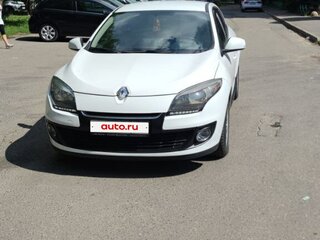 2013 Renault Megane III Рестайлинг, белый, 820000 рублей, вид 2