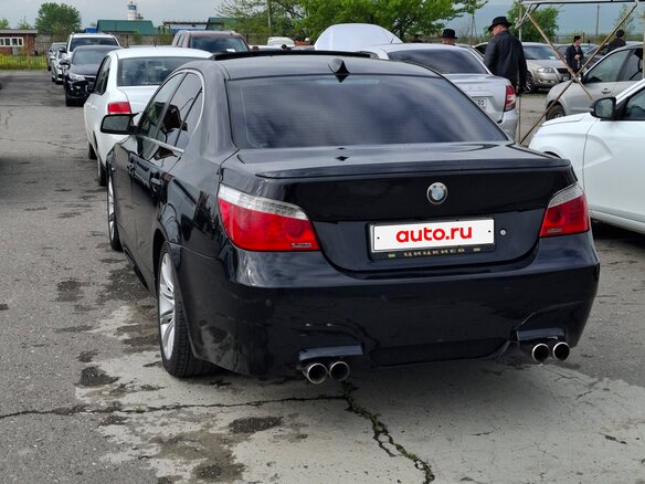 2005 BMW 5 серии 530i V (E60/E61), чёрный, 1500000 рублей - вид 5