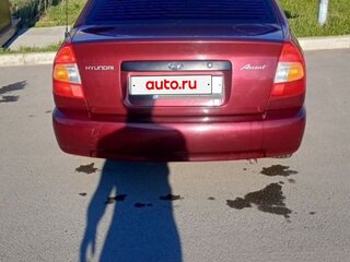 2008 Hyundai Accent ТагАЗ II, красный, 320000 рублей, вид 4