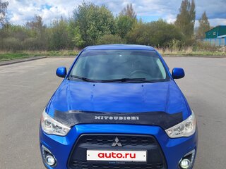 2014 Mitsubishi ASX I Рестайлинг, синий, 1090000 рублей, вид 2