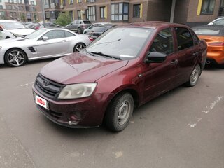 2012 Lada (ВАЗ) Granta I, серебристый, 210000 рублей, вид 1
