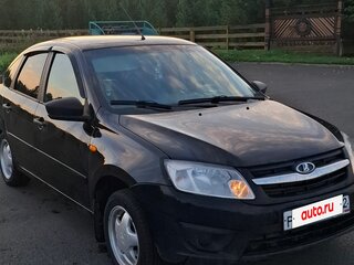 2015 Lada (ВАЗ) Granta I, чёрный, 382000 рублей, вид 1