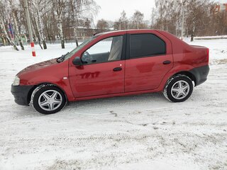 2011 Renault Logan I Рестайлинг, красный, 310000 рублей, вид 3