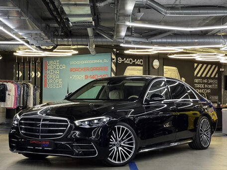 2021 Mercedes-Benz S-Класс 350 d Long 4MATIC VII (W223), чёрный, 10370000 рублей, вид 1