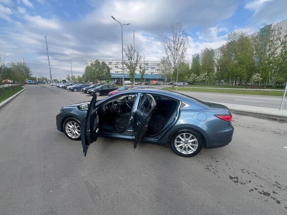 2015 Mazda 6 III (GJ) Рестайлинг, голубой, 1800000 рублей - вид 6