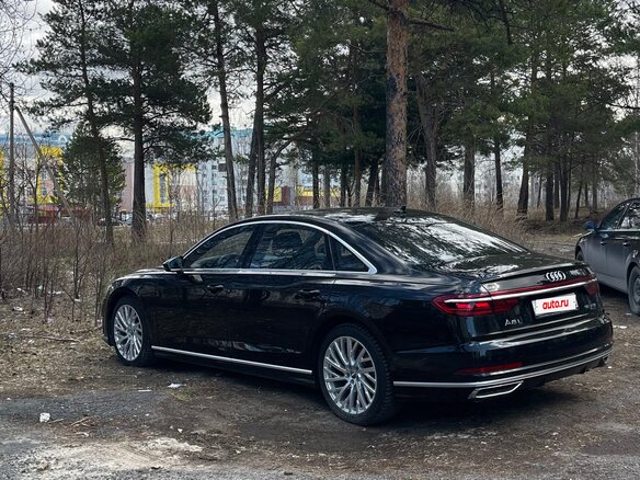 2020 Audi A8 Long 55 TFSI IV (D5), чёрный, 7500000 рублей - вид 8