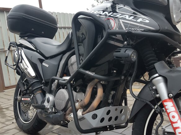 2009 Honda XL700V Transalp, чёрный - вид 1