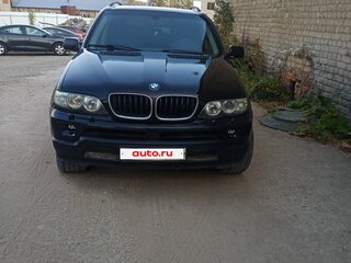 2004 BMW X5 3.0i I (E53) Рестайлинг, чёрный, 1180000 рублей, вид 2