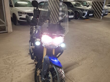 2014 Triumph Tiger 800, синий, 720000 рублей, вид 4