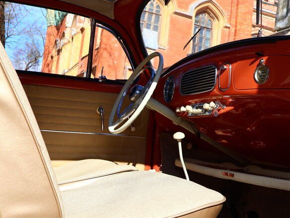 1955 Volkswagen Type 1, оранжевый, 3850000 рублей - вид 12