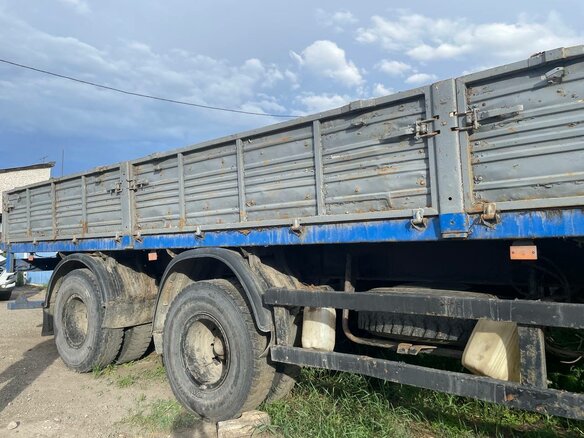 2007 МАЗ Полуприцеп бортовой, синий, 450000 рублей - вид 1