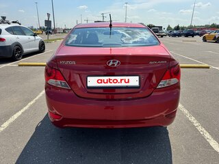 2012 Hyundai Solaris I, красный, 799000 рублей, вид 4