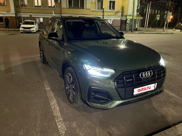 2021 Audi Q5 45 TFSI II (FY) Рестайлинг, зелёный, 4248800 рублей - вид 5