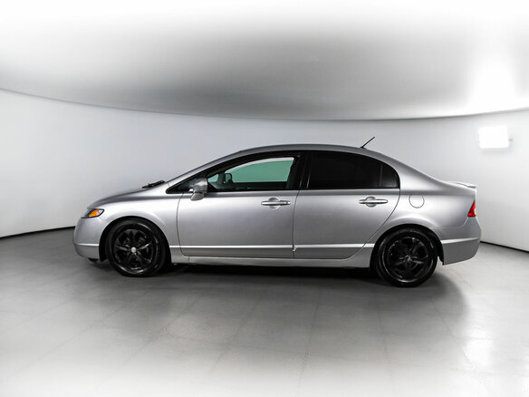 2007 Honda Civic Hybrid VIII, серебристый - вид 4