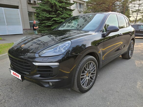 2016 Porsche Cayenne Diesel II Рестайлинг (958), чёрный, 3650000 рублей - вид 2