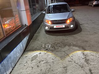 2012 Lada (ВАЗ) Granta I, серебристый, 375000 рублей, вид 5