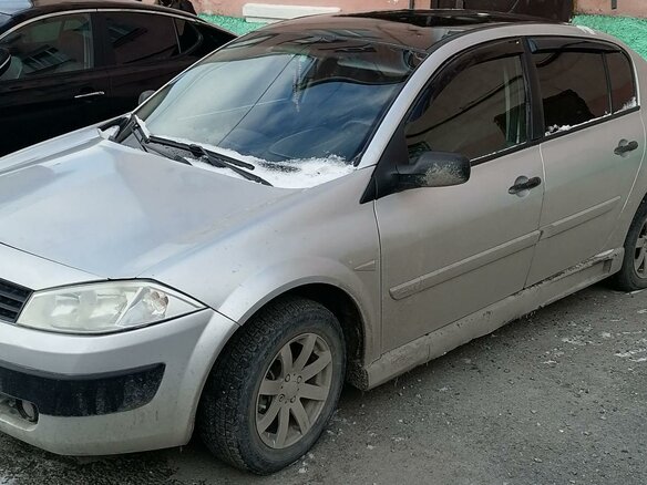 2004 Renault Megane II, серый