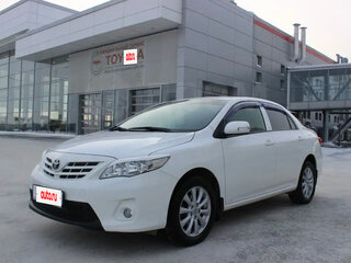 2012 Toyota Corolla X (E140, E150) Рестайлинг, белый, 1350000 рублей, вид 2