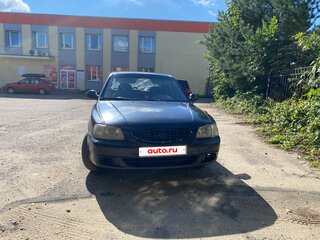 2005 Hyundai Accent ТагАЗ II, чёрный, 85000 рублей, вид 1