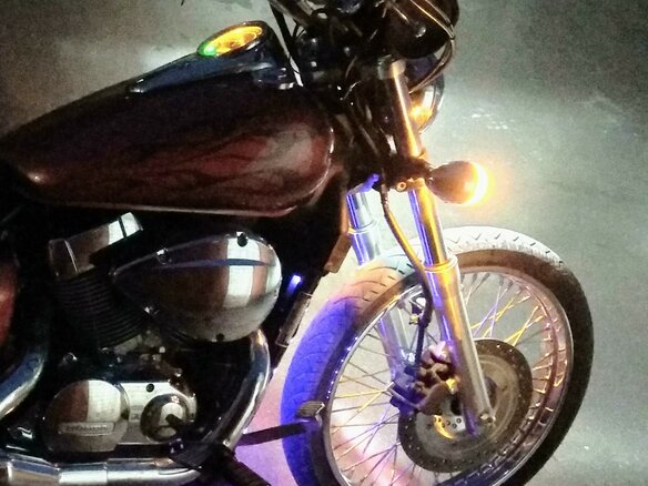 2012 Honda Shadow 750, оранжевый, 570000 рублей - вид 13