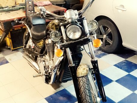 1995 Suzuki Intruder VS 400, чёрный, 250000 рублей, вид 1