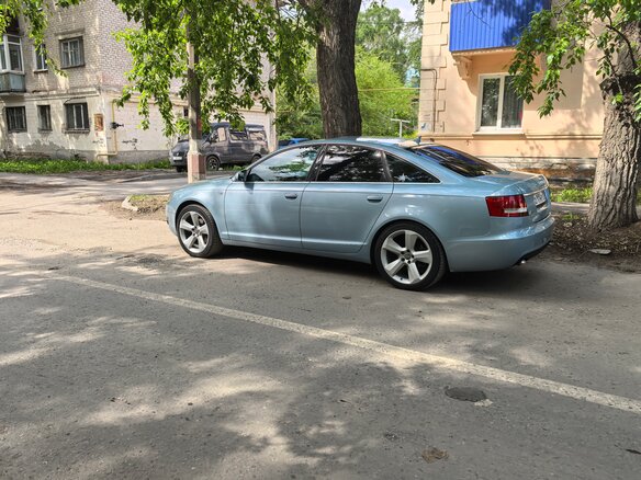2008 Audi A6 III (C6), синий, 1200000 рублей - вид 5