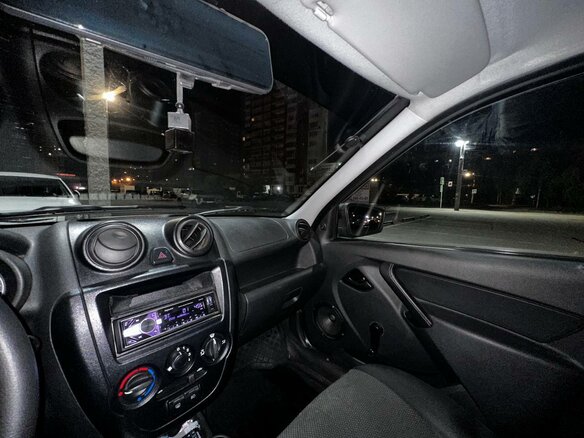 2014 Lada (ВАЗ) Granta I, серый, 475000 рублей - вид 13