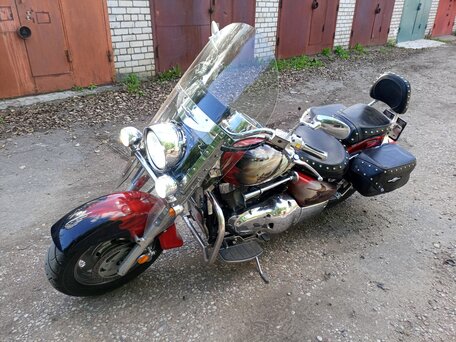2005 Suzuki Boulevard C90, красный, 600000 рублей, вид 1