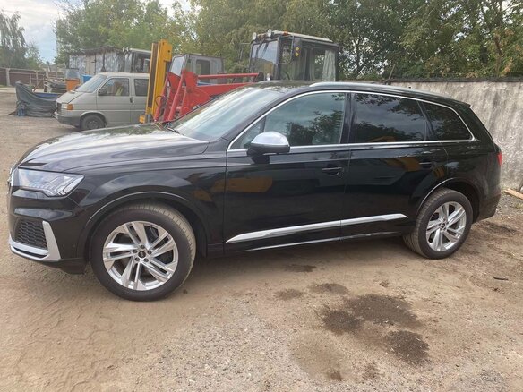 2021 Audi SQ7 I (4M) Рестайлинг, чёрный, 6745822 рублей - вид 6