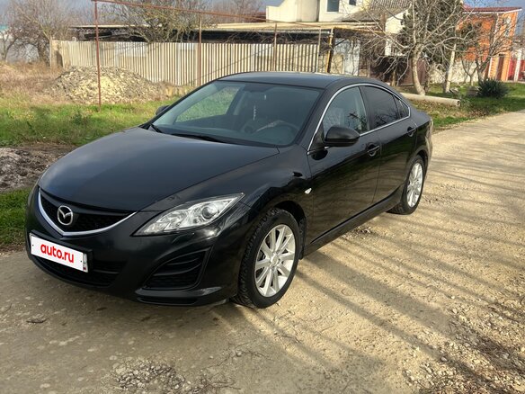 2010 Mazda 6 II (GH) Рестайлинг, чёрный, 1200000 рублей