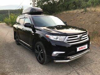 2011 Toyota Highlander II (XU40) Рестайлинг, чёрный, 2050000 рублей, вид 1