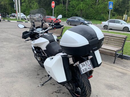 2015 Aprilia ETV 1200 Caponord, белый, 1100000 рублей, вид 5