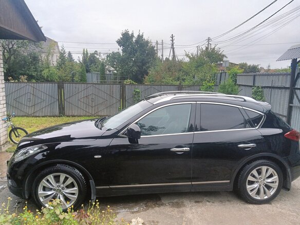2010 Infiniti EX37 I (J50), чёрный, 1250000 рублей - вид 4