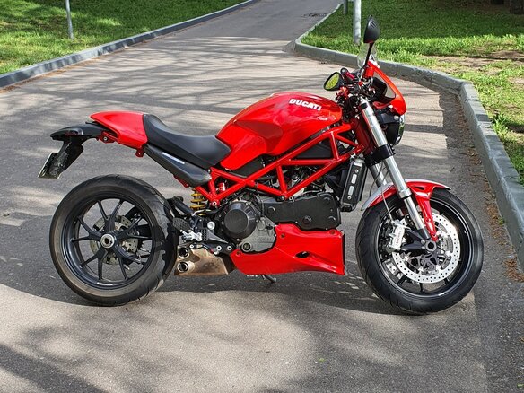 2007 Ducati Monster S4, красный, 399000 рублей