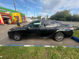 2019 Toyota Camry VIII (XV70), чёрный, 1600000 рублей, вид 3