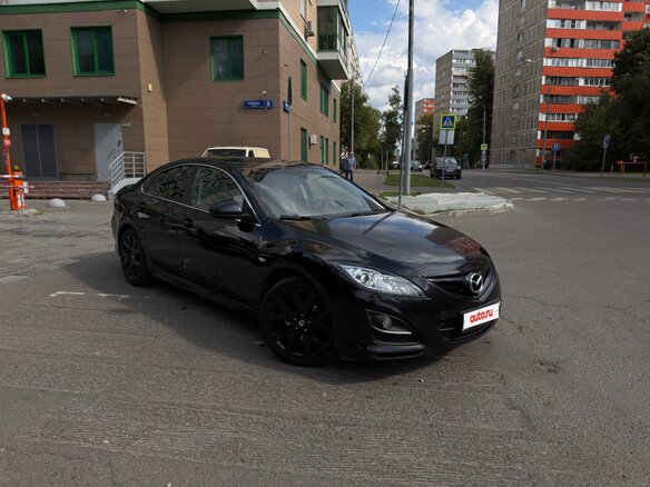 2012 Mazda 6 II (GH) Рестайлинг, чёрный, 1160000 рублей - вид 1