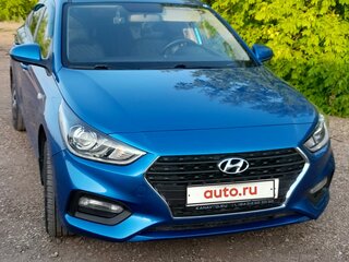2017 Hyundai Solaris II, синий, 1250000 рублей, вид 1