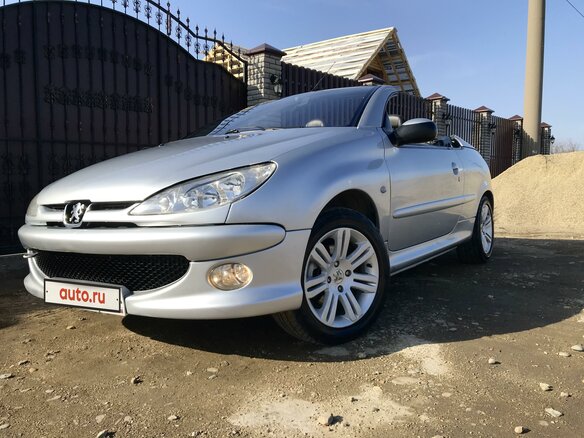 2003 Peugeot 206, серебристый - вид 2