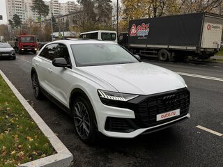 2018 Audi Q8 55 TFSI I (4M), белый, 5500000 рублей, вид 2