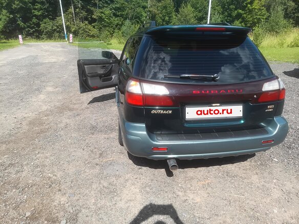 2003 Subaru Outback II, зелёный, 375000 рублей - вид 6