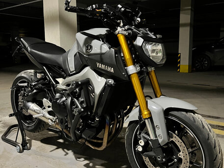 2014 Yamaha MT-09 (FZ-09), серый, 740000 рублей, вид 4