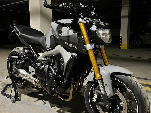 2014 Yamaha MT-09 (FZ-09), серый, 740000 рублей - вид 3