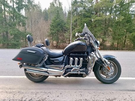 2007 Triumph Rocket III, чёрный, 640000 рублей, вид 1