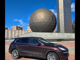 2014 Porsche Cayenne S Diesel II (958), коричневый, 3250000 рублей, вид 3