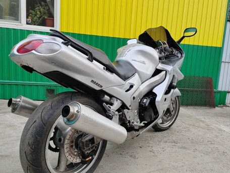2002 Kawasaki ZZR 1200, серый, 405000 рублей, вид 2